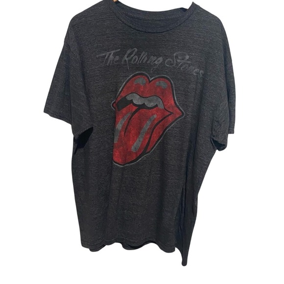 the Rolling Stones Other - The Rolling Stones‎ Men's Charcoal Short Sleeve Tee Size XL